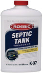 Roebic K-37H Septic System Treatment, Liquid, Straw, Earthy, Slightly Hazy, 0.5 gal, Pack of 6