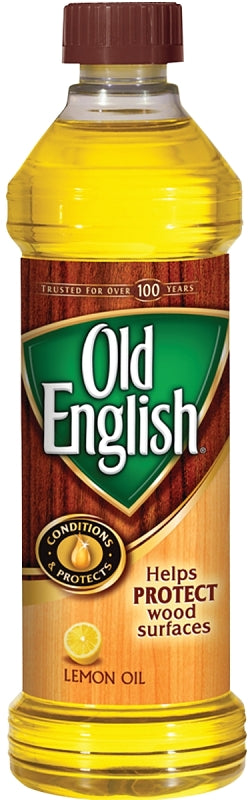 Old English 6233875143 Furniture Polish, 16 oz Bottle, Yellow, Liquid, Characteristic