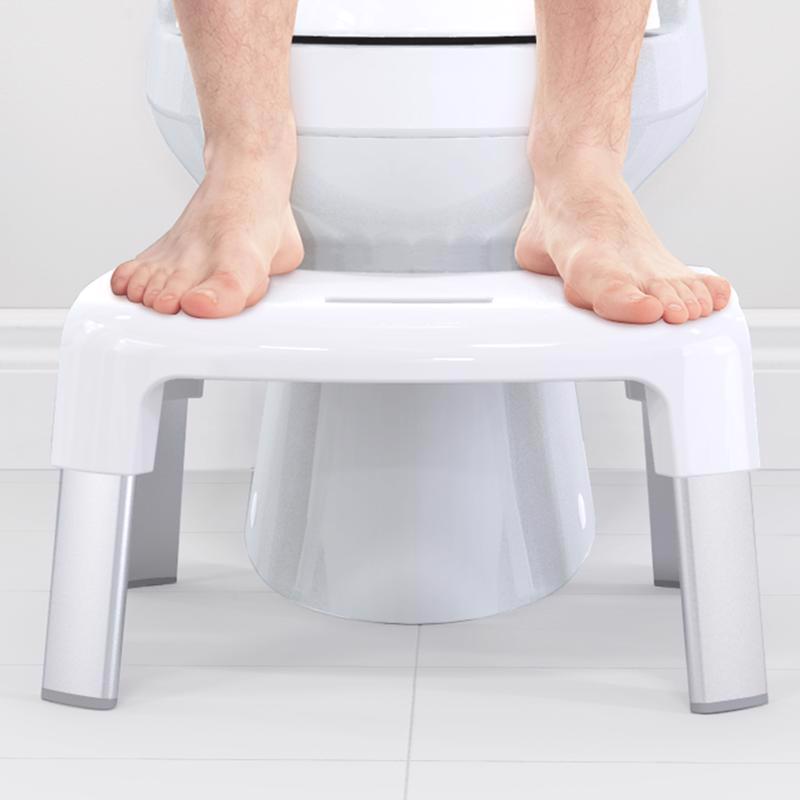 Better Living White Plastic Toilet Stool