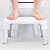 Better Living White Plastic Toilet Stool