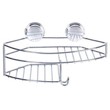 Better Living Stick N Lock Plus 5.44 in. H X 6.5 in. W X 11.8 in. L Chrome Silver Shower Basket