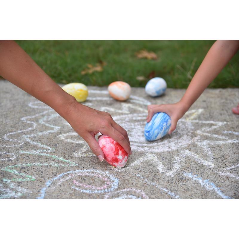 Sunny Days Chalk Tales Chalk Egg With Surprise Toy Multicolored, Pack of 6