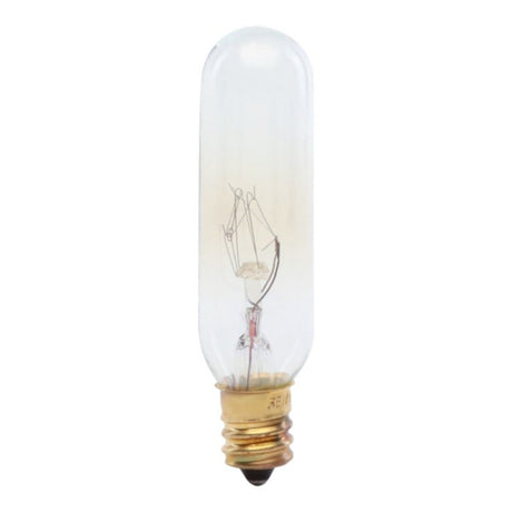 Feit Electric BP15T6-145 Incandescent Lamp, Clear Lamp, 0.75 in D x 2.87 in H Dimensions, 15 W, T6 Lamp, 85 Lumens, Pack of 6