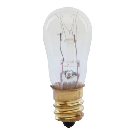 Feit Electric BP6S6 Candle Base Bulb, 6 W, S6 Straight-Sided Lamp, E12 Candelabra Lamp Base, 2700 K Color Temp, Pack of 12