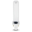 Feit Electric BPPL7 Compact Fluorescent Bulb, 7 W, PL Lamp, G23 Lamp Base, 400 Lumens, 2700 K Color Temp, Pack of 6