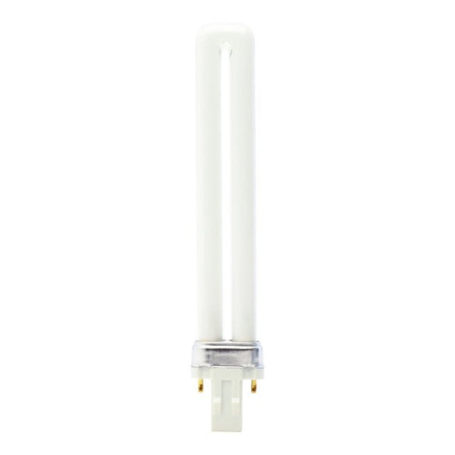 Feit Electric BPPL13 Compact Fluorescent Bulb, 13 W, PL Lamp, GX23 Lamp Base, 800 Lumens, 2700 K Color Temp, Soft White, Pack of 6