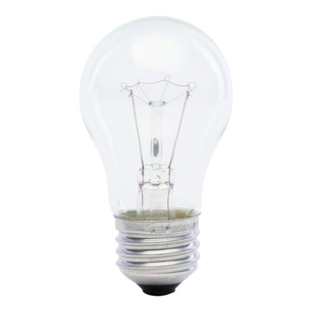 Feit Electric BP40A15/CL/CF Incandescent Lamp, Clear Lamp, 1.87 in D x 3.5 in H Dimensions, 40 W, A15 Lamp, 280 Lumens, Pack of 6