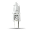 Feit Electric BPQ20T3 Halogen Bulb, 1-1/4 in H Dimensions, 20 W, G4 Lamp Base, JC T3 Lamp, 3000 K Color Temp, Pack of 12