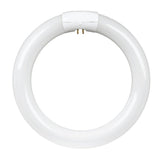Feit Electric FC8T9/CW Fluorescent Bulb, 22 W, T9 Lamp, 4-Pin Lamp Base, 1100 Lumens, 4100 K Color Temp, Cool White