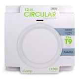Feit Electric FC12T9/CW Fluorescent Bulb, 32 W, T9 Lamp, G10Q Lamp Base, 2100 Lumens, 4100 K Color Temp