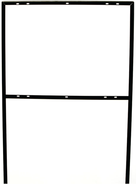 Hy-Ko FRAME-2 Sign Frame, Rectangle, Metal, Black
