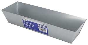 Vulcan 15003 Drywall Mud Pan, 150 cu-in Capacity, 12-7/8 in L Bottom, 3 in W Bottom, Galvanized Steel