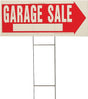 Hy-Ko RS-804 Lawn Sign, Garage Sale, White Legend, Plastic, 24 in W x 9-1/2 in H Dimensions, Pack of 5
