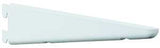 Knape & Vogt 182 Series 182 WH 14.5 Shelf Bracket, 15-3/16 in L, Steel, White