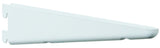 Knape & Vogt 182 Series 182 WH 14.5 Shelf Bracket, 15-3/16 in L, Steel, White