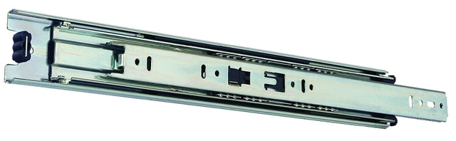 Knape & Vogt 8400P 18 Drawer Slide, 18 in L Extension, 100 lb, 1/2 in W Rail