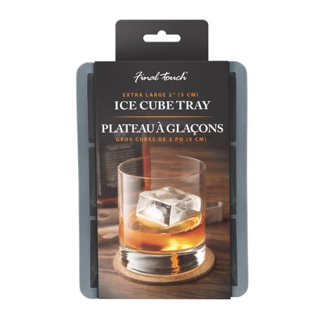 Final Touch Gray Silicone Ice Molds