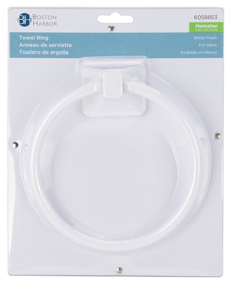 Boston Harbor L3660-51-07 Towel Ring, 5-7/8 in Dia Ring, Wall Mounting