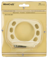 Boston Harbor L3657C-51-07 Toothbrush/Tumbler Holder, Zinc, White, Wall Mounting