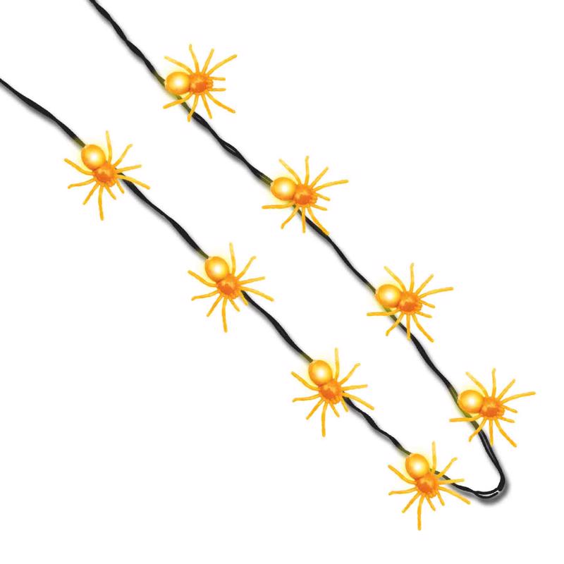Magic Seasons Halloween Bats/Spider Flashing Necklace 1 pk, Pack of 24