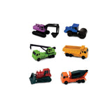 Safari Ltd. Toobs Construction Vehicles Multicolor 6 pc
