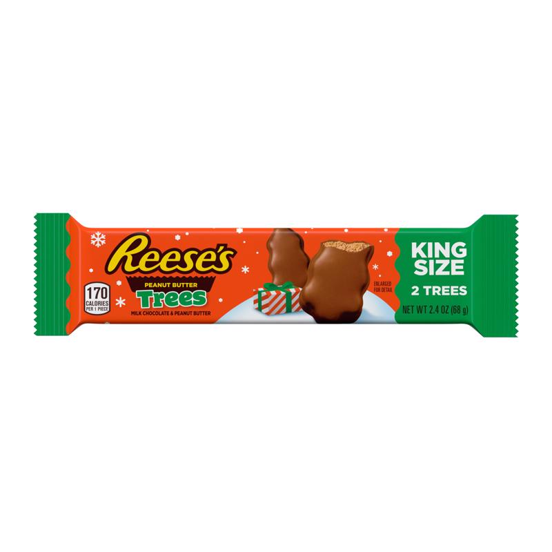 Reese's Milk Chocolate and Peanut Butter Trees Candy 2.4 oz, Pack of 24