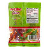 Haribo Twin Snakes Sweet/Sour Gummi Candy 5 oz, Pack of 12