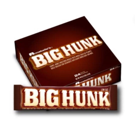 Annabelle's Big Hunk Whole Roasted Peanuts Candy Bar 1.8 oz, Pack of 24
