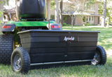 Agri-Fab 45-0288 Tow Drop Spreader, Steel Frame, Poly Hopper, Pneumatic Wheel