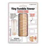 Playmaker Toys Tiny Tumble Tower Brown 48 pc, Pack of 12