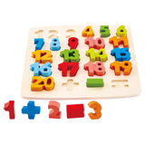 Hape Chunky Number Math Puzzle Assorted 29 pc