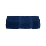 Sttelli Radiance Navy Cotton Bath Towel 1 pc, Pack of 6