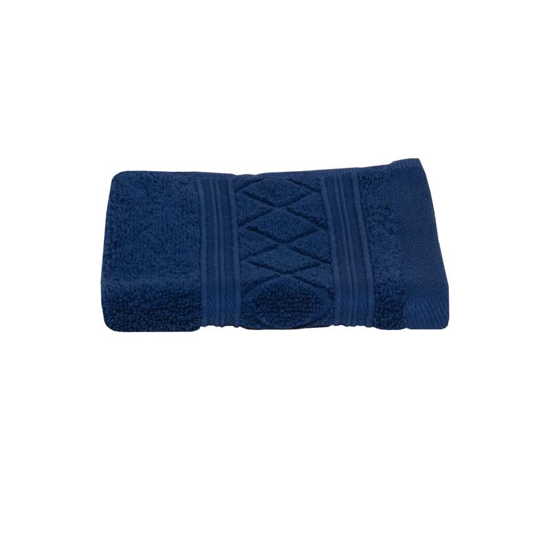 Sttelli Radiance Navy Cotton Washcloth 1 pc, Pack of 6