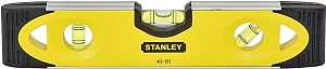 STANLEY 43-511 Torpedo Level, 9 in L, 3-Vial, 2-Hang Hole, Magnetic, Aluminum