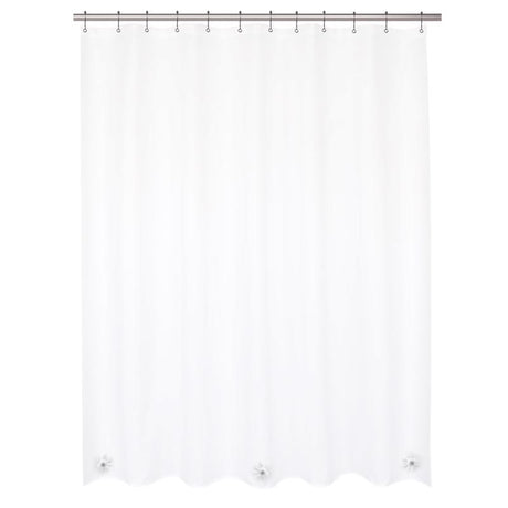 Kenney 72 in. H X 70 in. W Clear Shower Curtain Liner PEVA