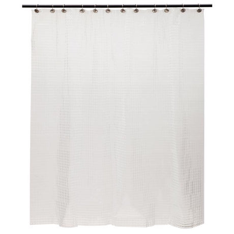 Kenney 72 in. H X 70 in. W Clear Embossed Shower Curtain Liner PEVA