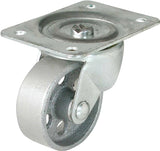 Shepherd Hardware 9176 Swivel Caster, 2-1/2 in Dia Wheel, 1 in W Wheel, Cast Iron Wheel, 175 lb