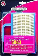Briggs & Stratton 5063K Air Filter with Pre-Cleaner, Paper Filter Media, For: 18 to 26 Gross hp Intek V-Twin Engine