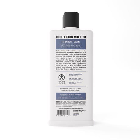 Duke Cannon Midnight Swim Sandalwood + Lavender Scent Body Wash 17.5 oz 1 pk
