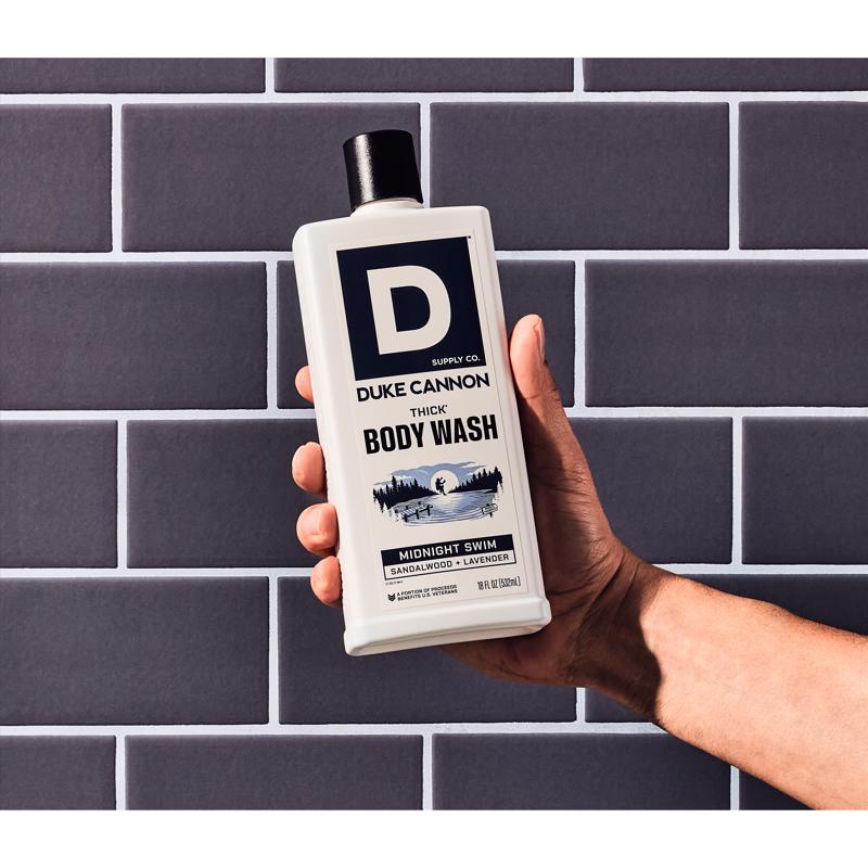 Duke Cannon Midnight Swim Sandalwood + Lavender Scent Body Wash 17.5 oz 1 pk