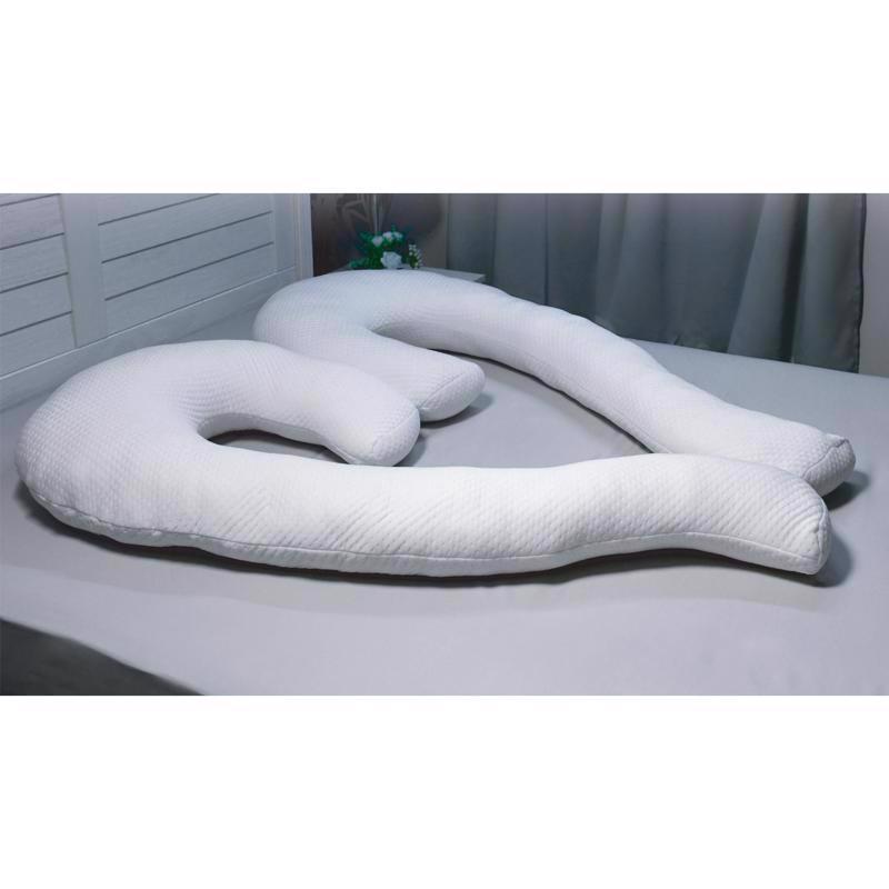 As Seen On TV Contour Swan Body Pillow Polyester/Viscose Rayon 1 pk