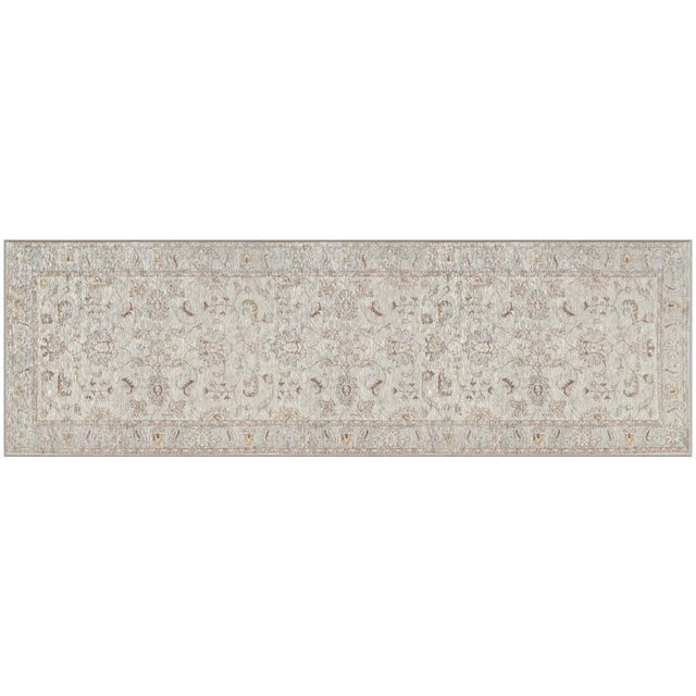 Gel Pro NeverMove 24 in. W X 76 in. L Beige Jordan Oatmeal Polyester Runner Rug