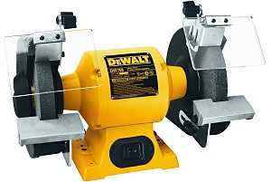 DEWALT DW758 Bench Grinder, 120 V, 4.2 A, 5/8 in Arbor/Spindle, 8 in Dia Wheel, 3600 rpm Speed