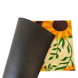 First Concept 18 in. W X 30 in. L Multi-Color Welcome Sunflowers Coir Door Mat