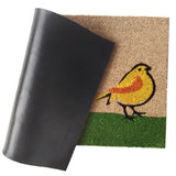 First Concept 18 in. W X 30 in. L Multi-Color Welcome Birds Coir Door Mat