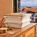 Ooni Cutting Board Bamboo Dough Tray Lid 1 pk