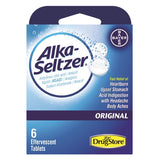 Alka Seltzer Original Antacid 6 ct 1 pk, Pack of 6