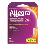 Allegra Allergy Relief 180 mg 1 pk, Pack of 6
