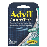 Advil Liqui-Gels Pain Reliever/Fever Reducer 6 ct 1 pk, Pack of 6