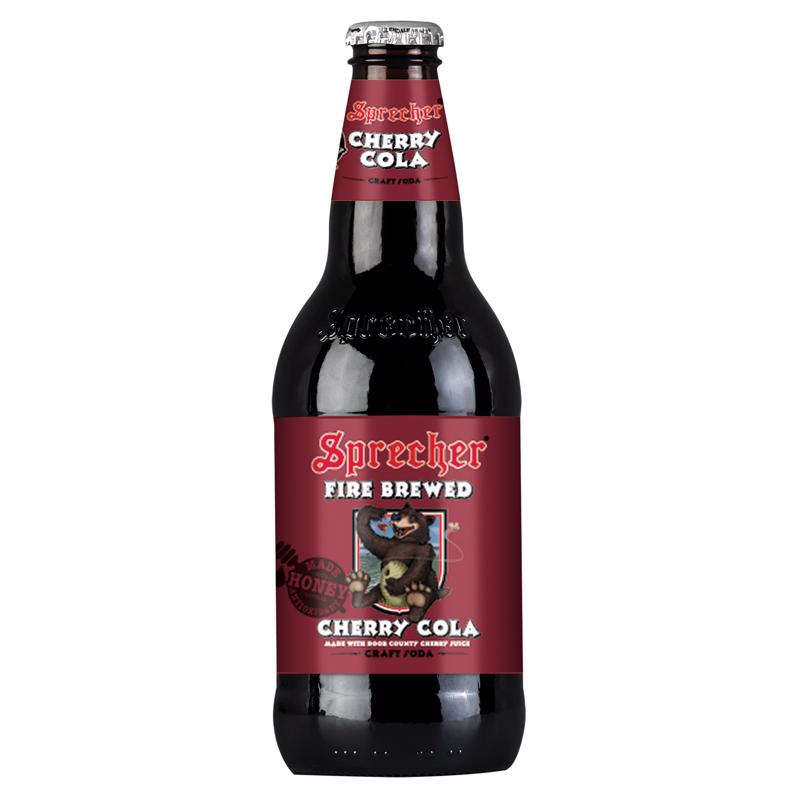 Sprecher Cherry Cola Soda 16 oz 1 pk, Pack of 24